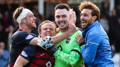 Ross County celebrate