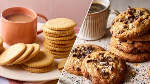 Kenyan tea biscuits and miso chocolate chop cookies