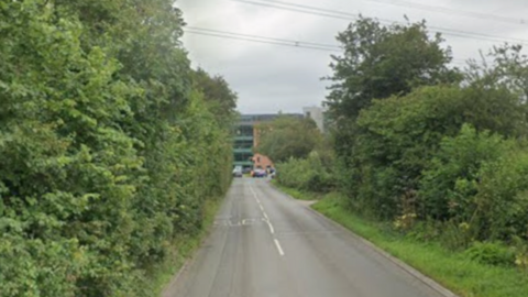 Beggars Lane, near the junction of Desford Road