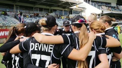 The New Zealand women's team