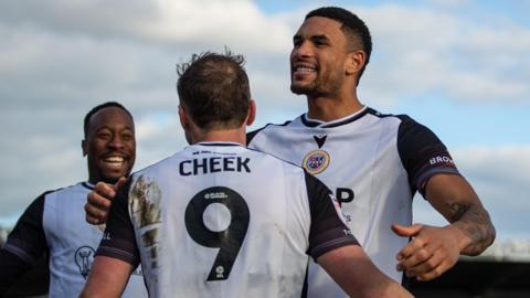 Bromley players celebrate
