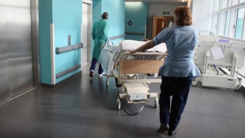 Hospital corridor