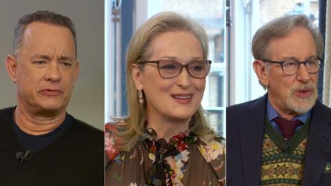 Tom Hanks, Meryl Streep and Steven Spielberg