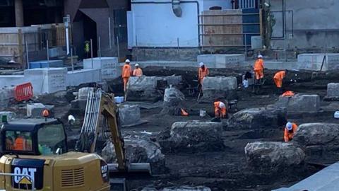 Park Street car park demolition site