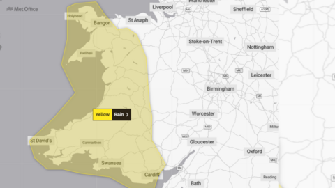 Met Office weather map