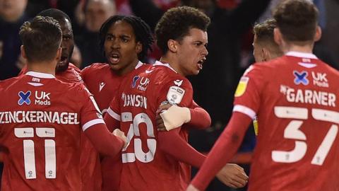 Nottingham Forest celebrate