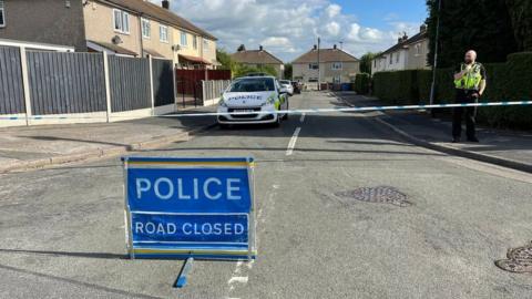 Road closed by police