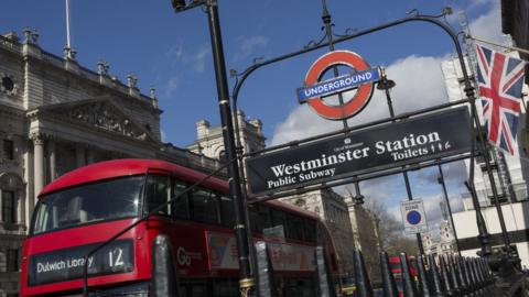 Westminster tube station