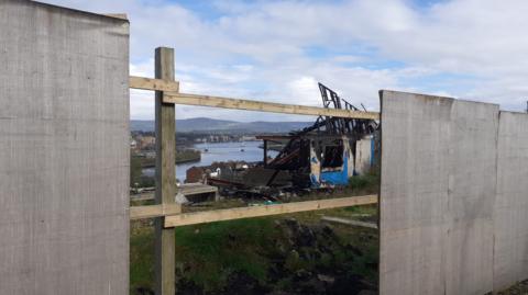 unfinished houses at Dunfield in Derry