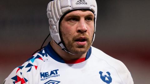 Dave Attwood in action for Bristol Bears