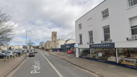 Portland Street in Cheltenham