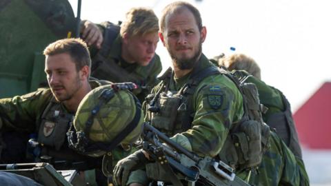 Swedish soldiers in Gotland, 14 Sep 16