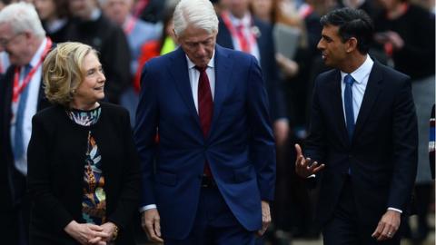 Hillary Clinton, Bill Clinton, Rishi Sunak