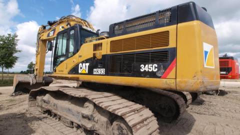 File image of a Caterpillar digger