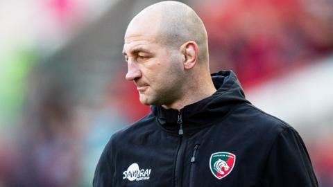 Leicester head coach Steve Borthwick