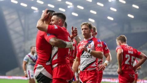 Salford celebrate