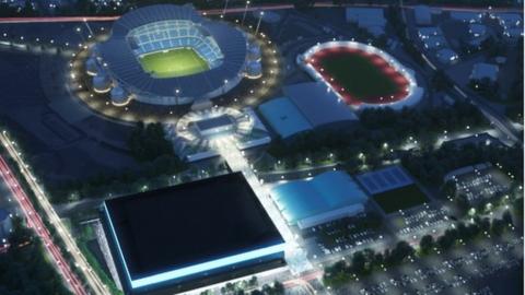 CGI of arena