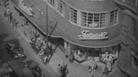 Aerial view of Fenwick's Blackett Street entrance