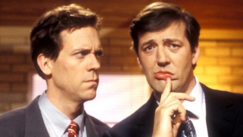 Hugh Laurie and Stephen Fry in A Bit of Fry & Laurie