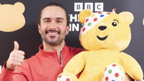 Joe Wicks at the BBC Children In Need telethon at BBC Studios in Salford