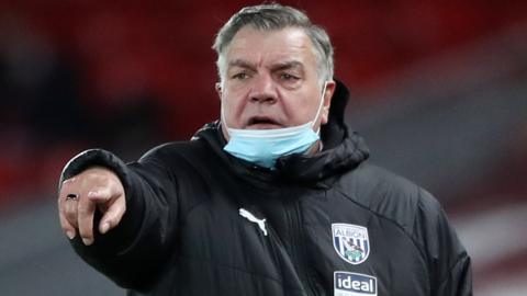 West Brom boss Sam Allardyce who has called for a break in football after the Premier League returned a worrying number of positive coronavirus tests