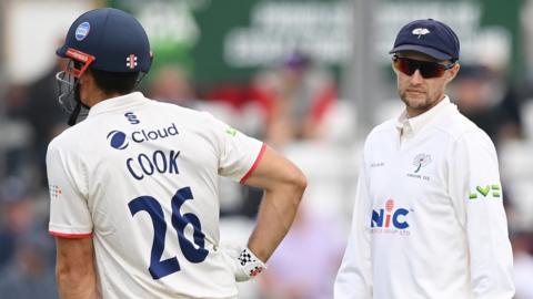 Alastair Cook and Joe Root