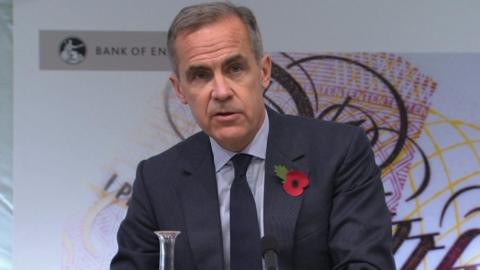 Bank of England governor Mark Carney