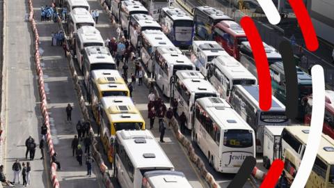 Queues at the Port of Dover