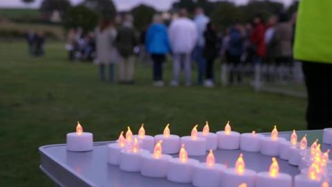 Candlelit vigil
