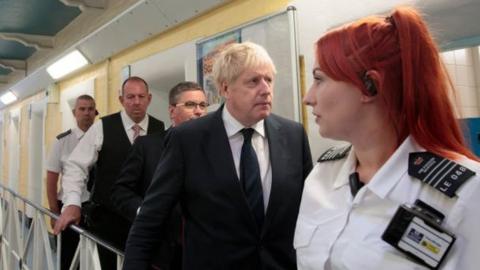 Boris Johnson in prison