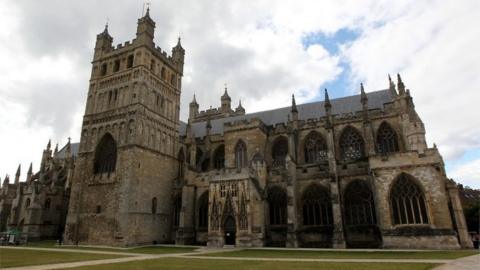 A photo of Exeter Cathedral