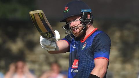 Danny Lamb in action for Lancashire