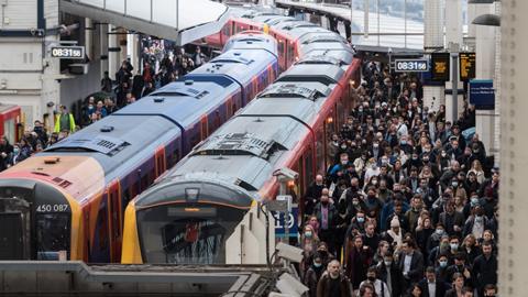 Trains at Waterloo Station