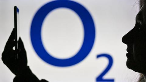 O2 logo stock image