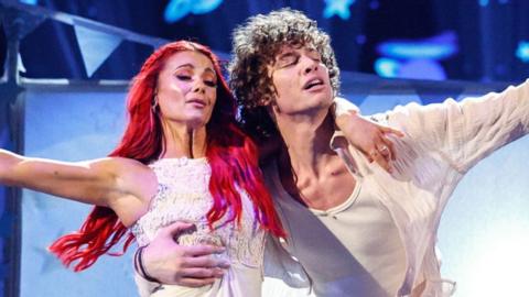 Bobby Brazier dancing with partner Dianne Buswell