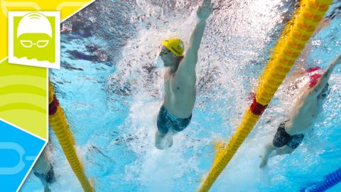 The men's 200m freestyle heats