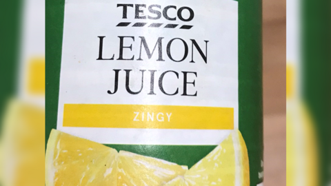 lemon juice bottle