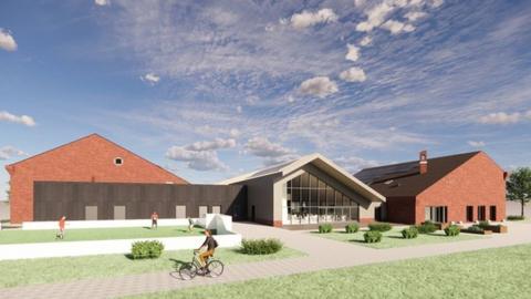 CGI image of the new Wonford Community Wellbeing Hub in Exeter