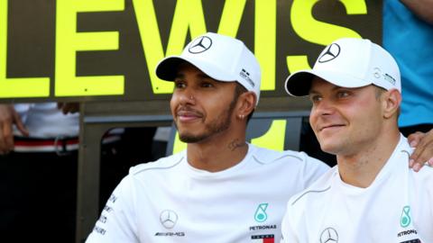 Lewis Hamilton and Valtteri Bottas