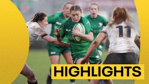 Watch: Ulster beaten 19-25 by Connacht in Women's Interpros