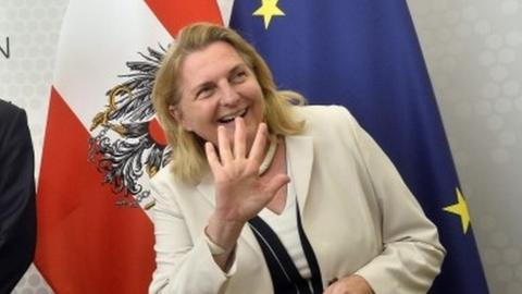 Austrian Foreign Minister Karin Kneissl. File photo