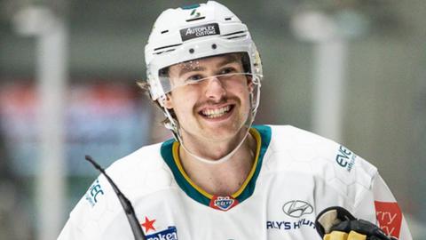 Belfast celebrations after scoring against Coventry