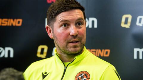 Dundee United head coach Liam Fox