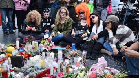 David Bowie Remembered On The Hollywood Walk Of Fame