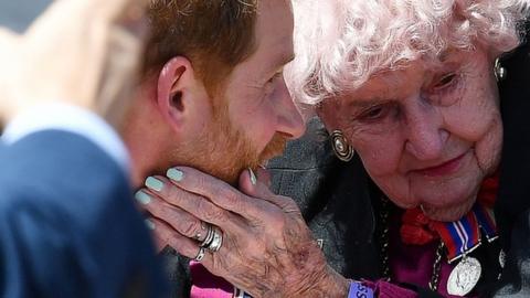 Prince Harry and Daphne Dunne