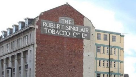 The Robert Sinclair Tobacco sign