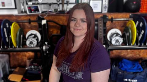 Ella Brincat-Smith sat in her training room