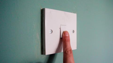 Lightswitch with finger