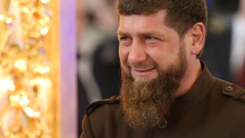 Image shows Ramzan Kadyrov