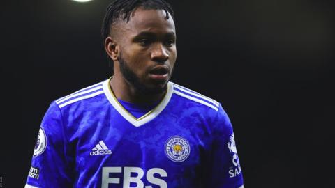 Ademola Lookman in action for Leicester City